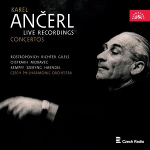 Pochette de Live Recordings: Concertos de Wilhelm Kempff - Ivan Moravec - Sviatoslav Richter - Karel Ančerl - Ida Haendel - David Oistrakh - Emil Gilels - Česká filharmonie - Henryk Szeryng - Mstislav Rostropovich