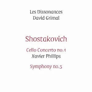 Pochette Cello Concerto no. 1 / Symphony no. 5