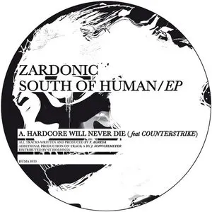 Pochette de South of Human EP de Zardonic