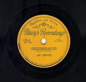 Pochette de Chickenhearted / I’ve Never Been So Blue de Jim Reeves