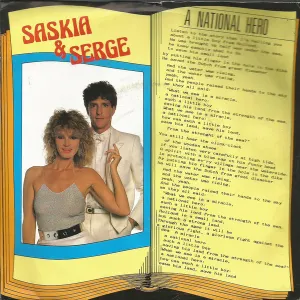 Pochette de A National Hero / The Ring of Love de Saskia & Serge