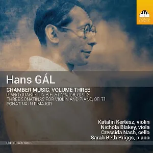 Pochette de Chamber Music, Vol. 3 de Hans Gál