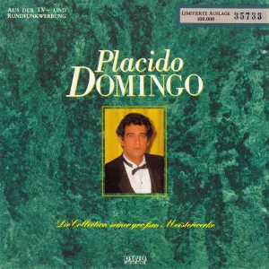 Pochette de Die Collection seiner großen Meisterwerke de Plácido Domingo