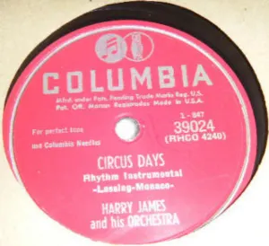 Pochette de Circus Days / Lullaby in Boogie de Harry James and His Orchestra