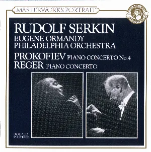 Pochette Prokofiev: Piano Concerto No. 4 / Reger: Piano Concerto