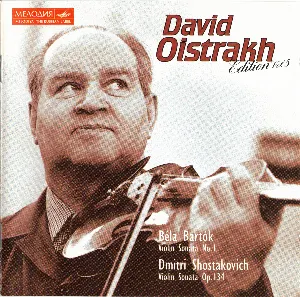 Pochette de David Oistrakh Edition, Vol. 5: Béla Bartók: Violin Sonata no. 1 / Shostakovich: Violin Sonata, op. 134 de Dmitri Shostakovich - David Oistrakh - Béla Bartók