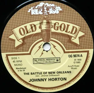 Pochette de The Battle of New Orleans / Waterloo de Johnny Horton