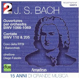 Pochette Ouvertures per orchestra, BWV 1066-1069 / Cantate, BWV 110 & 205