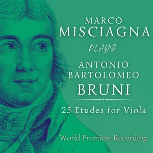 Pochette de 25 Etudes for Viola: XXI. Andante con variazioni de Marco Misciagna