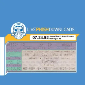 Pochette de 1992-07-24: Jones Beach Amphitheater, Wantagh, NY, USA de Phish
