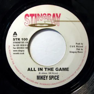 Pochette de All in the Game de Mikey Spice