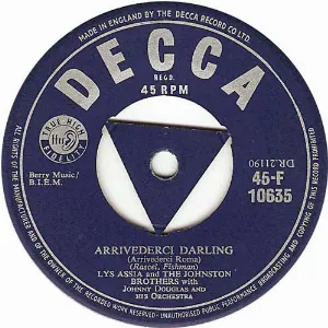 Pochette de Arrivederci Darling de Lys Assia