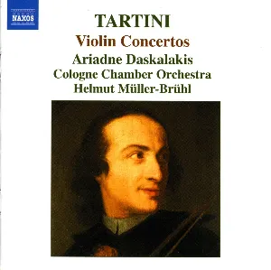 Pochette de Violin Concertos de Helmut Müller‐Brühl - Giuseppe Tartini - Kölner Kammerorchester