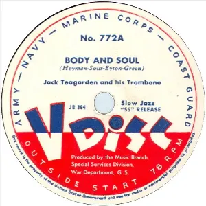 Pochette de Body and Soul / I’ll Close My Eyes / That Ain’t Right de Jack Teagarden - Mildred Bailey