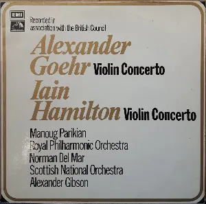 Pochette Alexander Goehr: Violin Concerto / Iain Hamilton: Violin Concerto