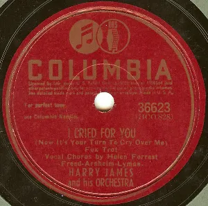 Pochette de I Cried for You / Let Me Up de Harry James and His Orchestra