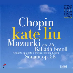 Pochette Mazurki op. 56 / Ballada f-moll / Sonata op. 58 / Andante spianato i Wielki Polonez Es-dur