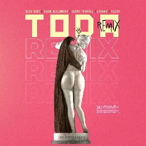 Pochette de Toda (remix) de Rauw Alejandro - Cazzu - Alex Rose - Lenny Tavárez - Lyanno