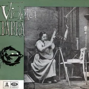 Pochette El folklore de Chile, vol. I: Violeta Parra, canto y guitarra