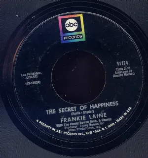Pochette de The Secret of Happiness / You Gave Me a Mountain de Frankie Laine