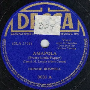 Pochette de Amapola (Pretty Little Poppy) / You Forgot About Me de Connee Boswell
