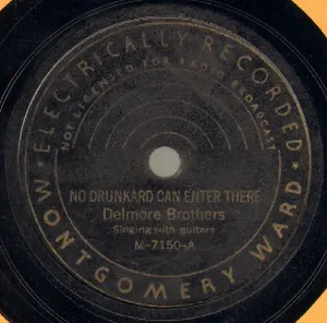 Pochette de No Drunkard Can Enter There / No One de The Delmore Brothers