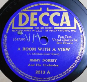 Pochette de A Room With a View / Kind’a Lonesome de Jimmy Dorsey and His Orchestra