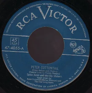 Pochette de Peter Cottontail / Rhapsody From Hunger(y) de Spike Jones and His City Slickers