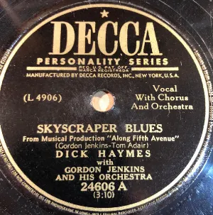 Pochette de Skyscraper Blues / Every Time I Meet You de Gordon Jenkins & His Orchestra - Dick Haymes