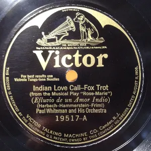 Pochette de Indian Love Call / Tell Her in the Springtime de Paul Whiteman and His Orchestra