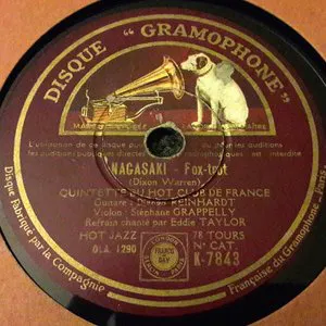 Pochette de Nagasaki / Sweet Chorus de Quintette du Hot Club de France