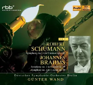Pochette Schumann: Symphony no. 4 / Brahms: Symphonies no. 1 & 4