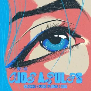 Pochette de Ojos azules de Peso Pluma