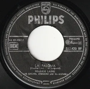 Pochette de La Paloma / Besame Mucho de Frankie Laine