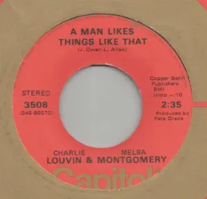 Pochette de A Man Likes Things Like That de Melba Montgomery