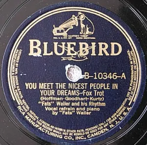 Pochette de You Meet the Nicest People in Your Dreams / Honey Hush de Fats Waller and His Rhythm