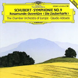 Pochette de Symphonie Nr. 9 / Rosamunde: Ouvertüre (Die Zauberharfe) de Claudio Abbado - Chamber Orchestra of Europe - Franz Schubert