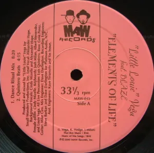 Pochette de Elements of Life de “Little” Louie Vega