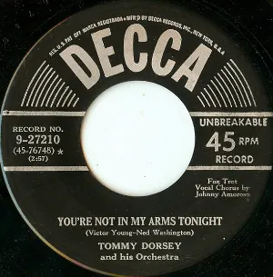 Pochette de You've Not in My Arms Tonight / So Long Sally de Tommy Dorsey and His Orchestra
