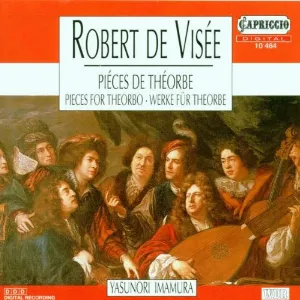 Pochette de Pièces de théorbe de José Miguel Moreno - Robert de Visée