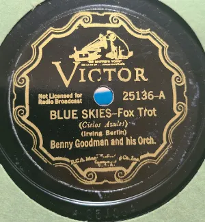 Pochette de Blue Skies / Dear Old Southland de Benny Goodman and His Orchestra