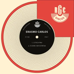Pochette de O pica-pau / É duro ser estátua de Erasmo Carlos