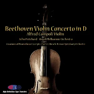 Pochette Beethoven: Violin Conerto in D & Creatures of Prometheus Excerpts