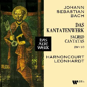Pochette de Sacred Cantatas, BWV 1 - 9 de Johann Sebastian Bach - Gustav Leonhardt - Nikolaus Harnoncourt