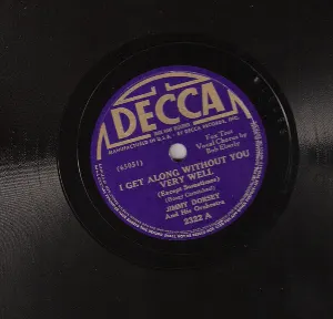 Pochette de I Get Along Without You Very Well / It's Anybodys Moon de Jimmy Dorsey and His Orchestra