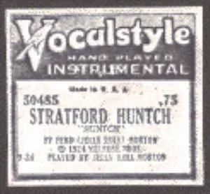 Pochette de Stratford Huntch de Jelly Roll Morton