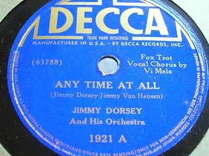 Pochette de Any Time at All / I Love You in Technicolor de Jimmy Dorsey and His Orchestra