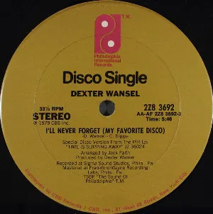 Pochette de I’ll Never Forget (My Favorite disco) de Dexter Wansel