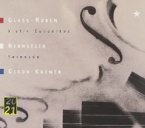 Pochette Glass / Rorem: Violin Concertos / Bernstein: Serenade