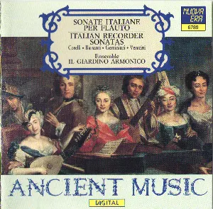 Pochette Sonate Italiane per Flauto.